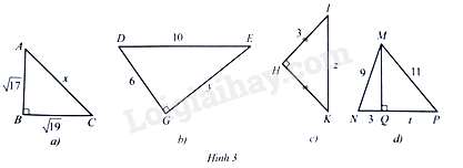 Sách bài tập Toán 8 Bài 1 (Cánh diều): Định lí Pythagore (ảnh 1)