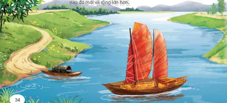 Giải SGK Tiếng Việt lớp 4 Tập 1 trang 34, 35, 36, 37 Bài 8: Đò ngang | Kết nối tri thức (ảnh 2)