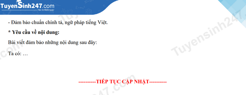 Đề thi vào lớp 10 môn Văn 2024 tỉnh Tây Ninh có đáp án (ảnh 3)