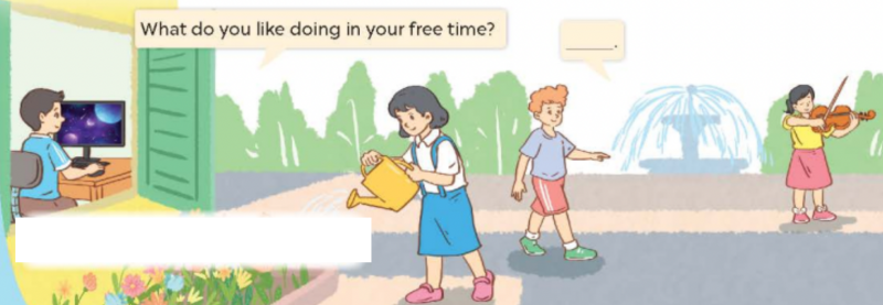 Giải SGK Tiếng Anh lớp 5 Unit 4: Our free-time activities | Global Success (ảnh 3)