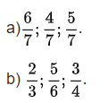 Trắc nghiệm So sánh hai phân số khác mẫu số có đáp án – Toán lớp 4 (ảnh 6)