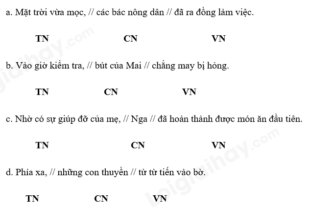 Chủ ngữ, vị ngữ, trang ngữ là gì? (ảnh 9)