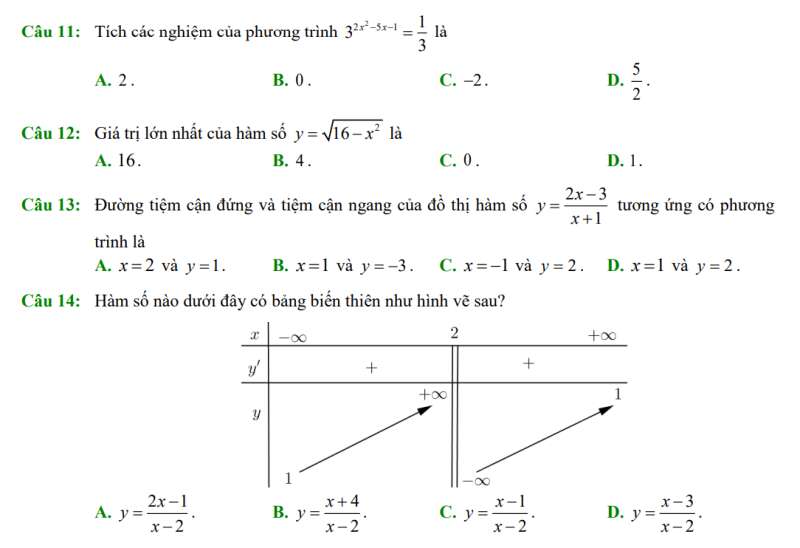 Đề thi thử THPT Quốc gia 2023 môn Toán trường THPT chuyên Thái Bình (ảnh 7)