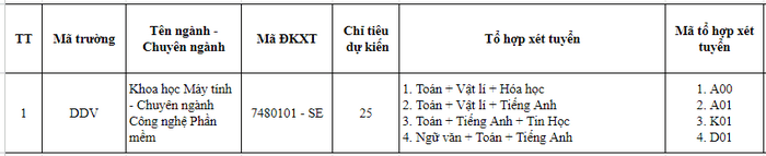 Viện nghiên cứu và đào tạo Việt - Anh (Đại học Đà Nẵng) (DDV): Thông tin tuyển sinh, điểm chuẩn, học phí, chương trình đào tạo (2024) (ảnh 3)