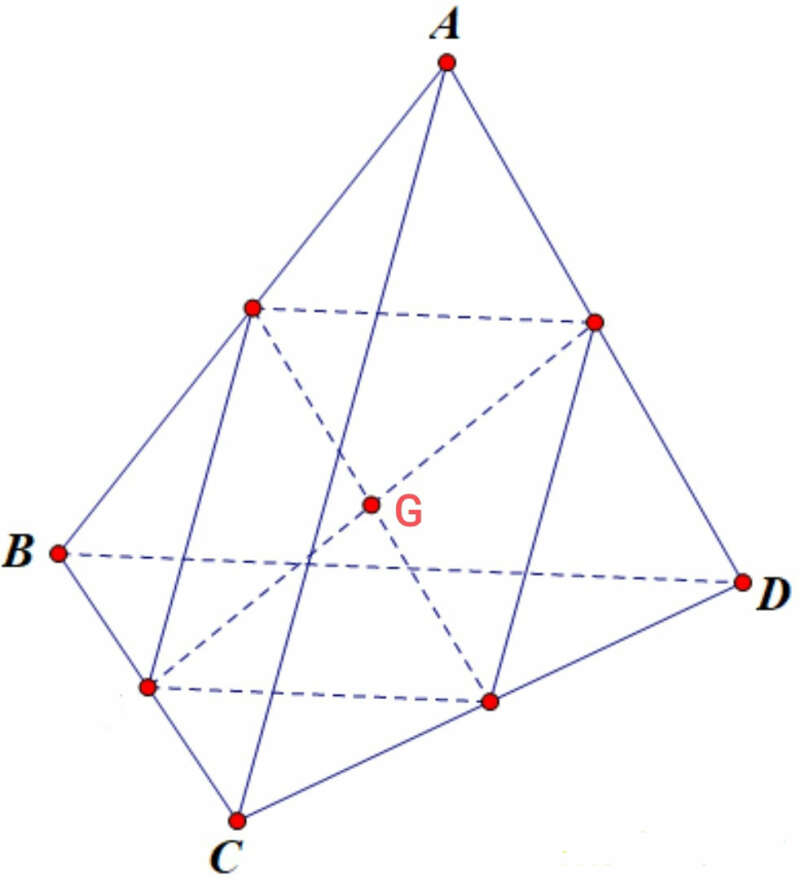 Trọng tâm của tứ diện: Định nghĩa, các dạng bài tập về trọng tâm tứ diện (ảnh 2)