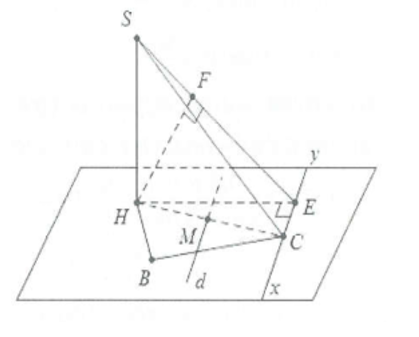 Dạng bài tập Tính khoảng cách giữa hai đường thẳng chéo nhau không vuông góc (ảnh 4)