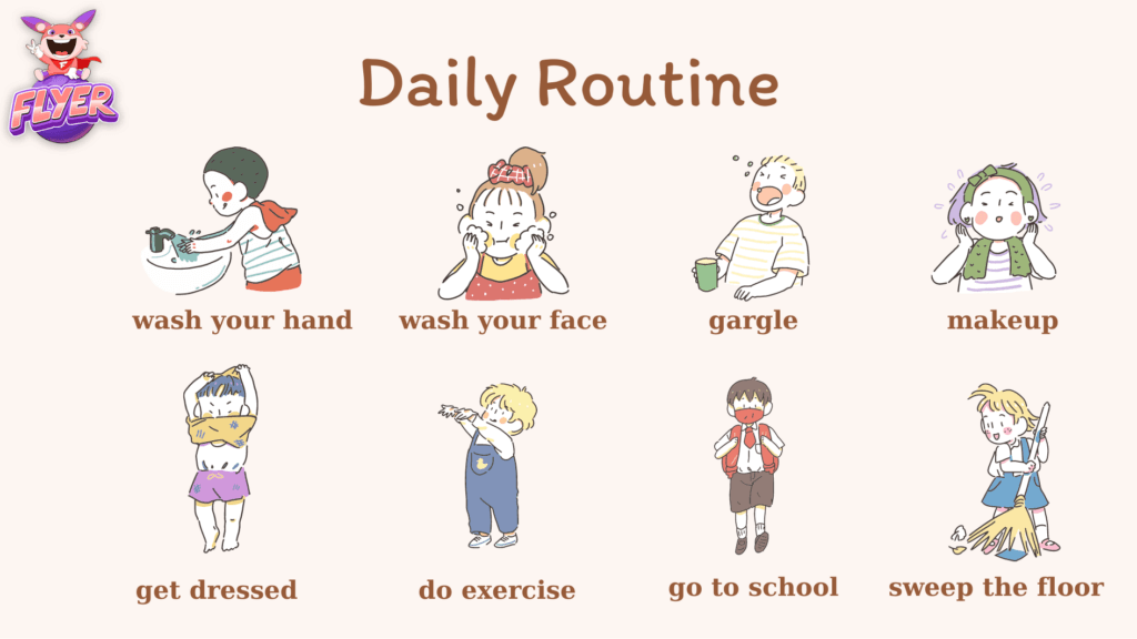 Talk about your daily activities. (ảnh 1)