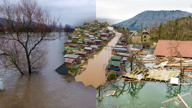 Write a short paragraph about the consequences of floods (about 50-60 words (ảnh 2)