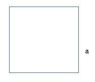 Một hình vuông có độ dài cạnh là a (ảnh 1)