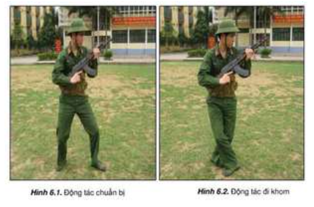 Giáo dục quốc phòng 12 Bài 6 (Lý thuyết và trắc nghiệm): Các tư thế, động tác cơ bản vận động trên chiến trường (ảnh 4)