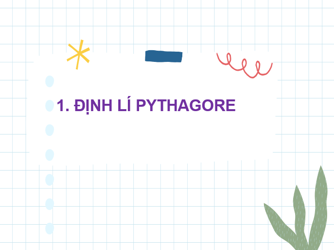 Giáo án PowerPoint Định lí Pythagore (Chân trời sáng tạo) | Toán 8 (ảnh 1)