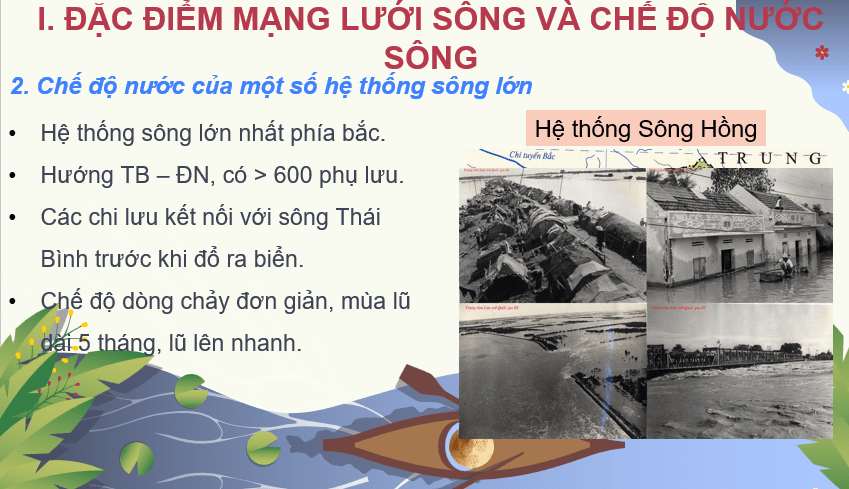 Giáo án Powerpoint Địa Lí 8 Bài 7 (Cánh diều): Thuỷ văn Việt Nam (ảnh 1)