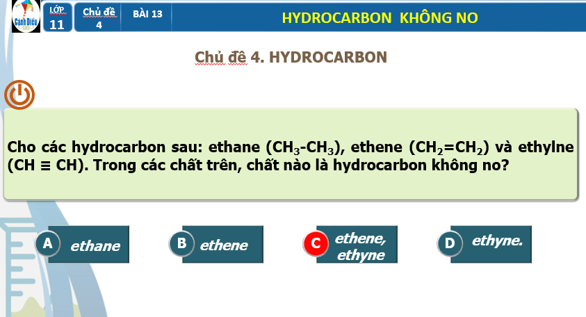 Giáo án PowerPoint Hydrocarbon không no (Cánh diều) | Hóa 11 (ảnh 1)