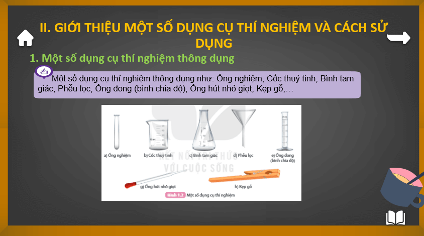 Giáo án Powerpoint KHTN 8 Bài 1 (Kết nối tri thức): Sử dụng một số hóa chất, thiết bị cơ bản trong phòng thí nghiệm (ảnh 10)