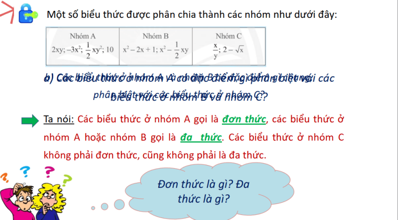 Giáo án PowerPoint Đơn thức và đa thức nhiều biến (Chân trời sáng tạo) | Toán 8 (ảnh 2)