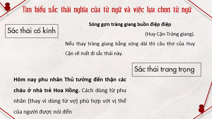 Giáo án PowerPoint Thực hành tiếng Việt trang 86 (Kết nối tri thức) | Ngữ văn 8 (ảnh 2)