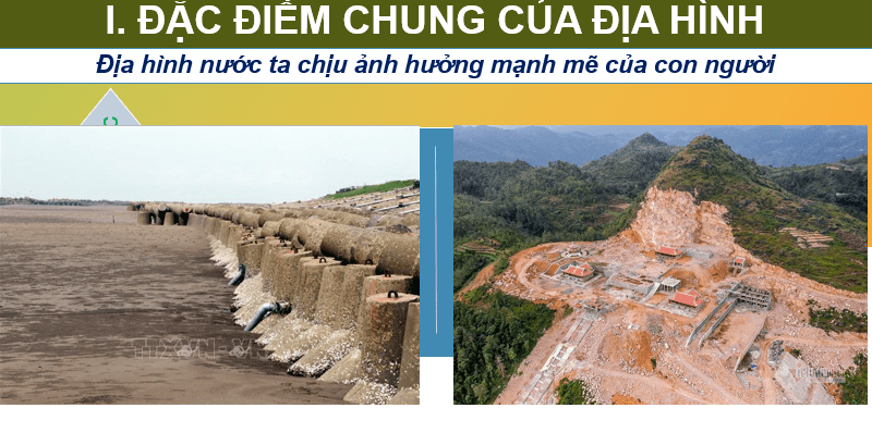 Giáo án PowerPoint Địa Lí 8 Bài 2 (Cánh diều): Địa hình Việt Nam (ảnh 2)