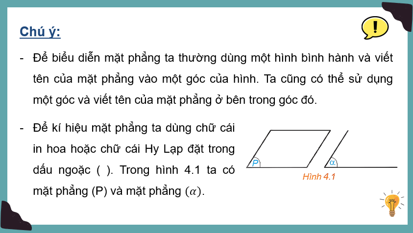 Giáo án PowerPoint Đường thẳng và mặt phẳng trong không gian (Kết nối tri thức) | Toán 11 (ảnh 3)