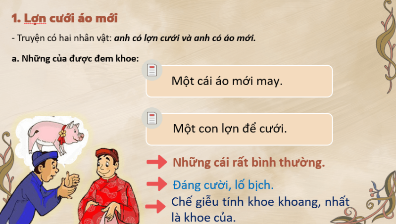 Giáo án PowerPoint Chùm truyện cười dân gian Việt Nam (Kết nối tri thức) | Ngữ văn 8 (ảnh 3)
