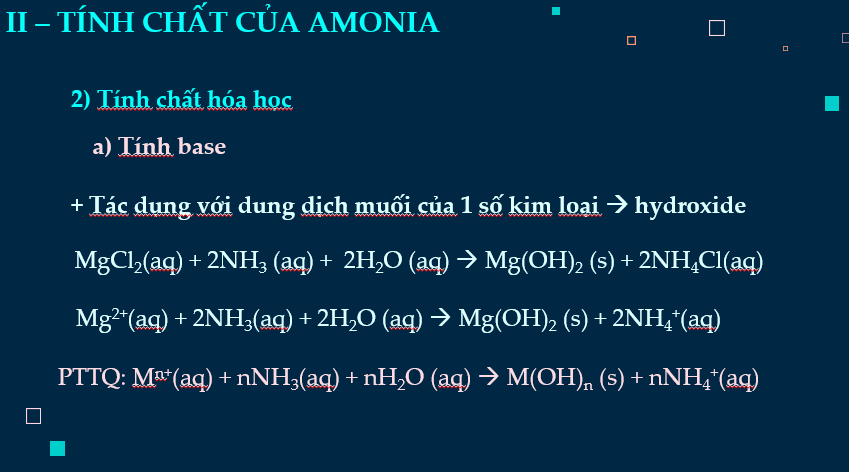 Bài giảng điện tử  Amonia và muối ammonium (Chân trời sáng tạo 2023) | Giáo án PPT Hóa học 11 (ảnh 3)