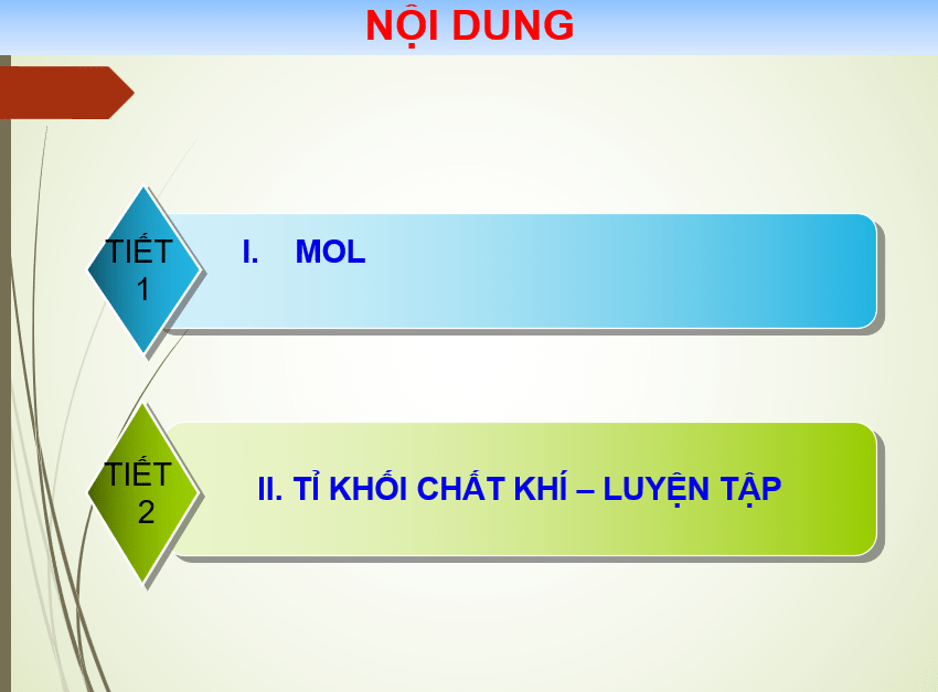 Giáo án Powerpoint KHTN 8 Bài 3 (Kết nối tri thức): Mol và tỉ khổi chất khí (ảnh 3)