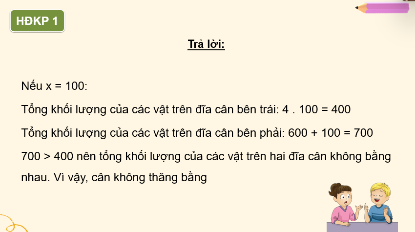 Giáo án PowerPoint Phương trình bậc nhất một ẩn (Chân trời sáng tạo) | Toán 8 (ảnh 4)