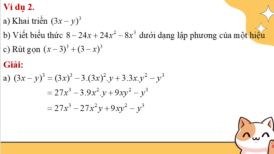 Giáo án PowerPoint Lập phương của một tổng. Lập phương của một hiệu (Kết nối tri thức) | Toán 8 (ảnh 4)