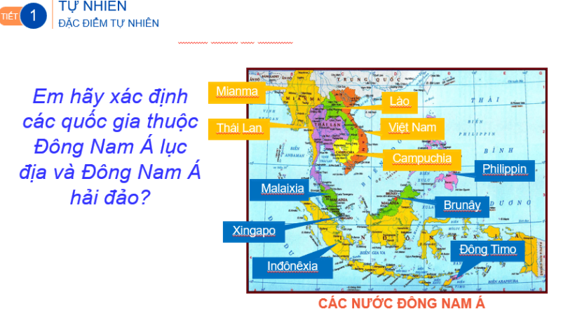 Giáo án Powerpoint Địa lí 11 Bài 12 (Chân trời sáng tạo): Tự nhiên, dân cư, xã hội và kinh tế Đông Nam Á (ảnh 4)