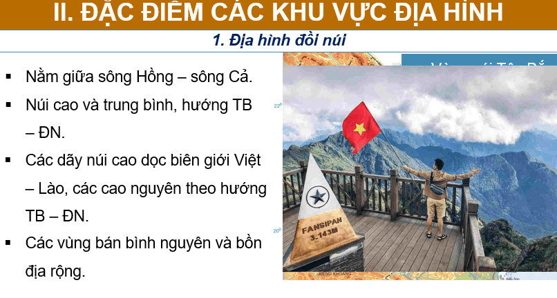 Giáo án PowerPoint Địa Lí 8 Bài 2 (Cánh diều): Địa hình Việt Nam (ảnh 5)