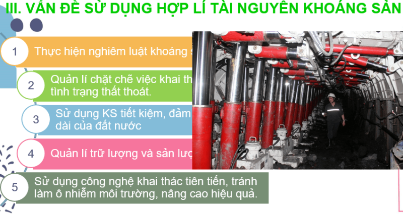 Giáo án PowerPoint Địa Lí 8 Bài 4 (Cánh diều): Khoáng sản Việt Nam (ảnh 5)