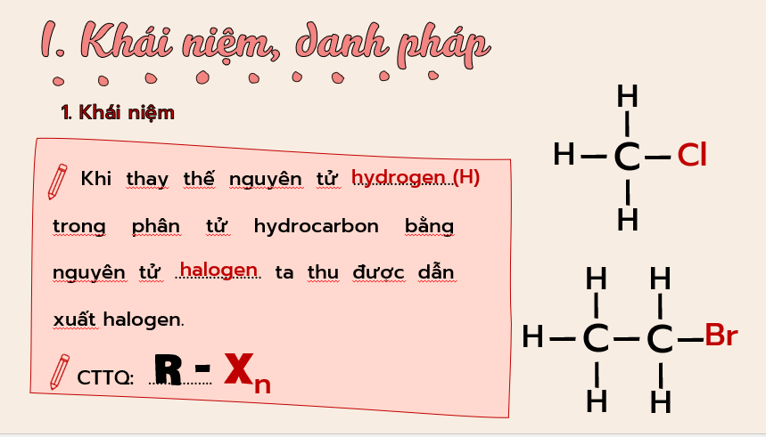 Giáo án PowerPoint Dẫn xuất halogen (Kết nối tri thức) | Hóa 11 (ảnh 6)