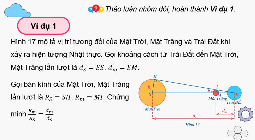 Giáo án PowerPoint Ứng dụng của định lí Thalès trong tam giác (Cánh diều) | Toán 8 (ảnh 6)