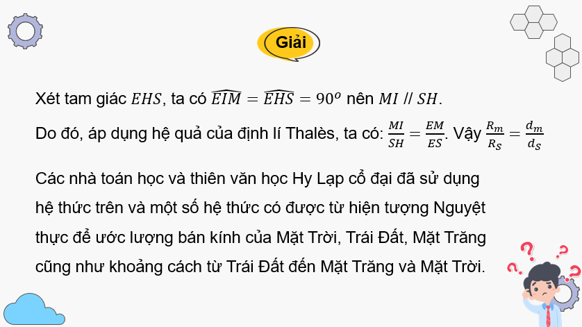 Giáo án PowerPoint Ứng dụng của định lí Thalès trong tam giác (Cánh diều) | Toán 8 (ảnh 7)