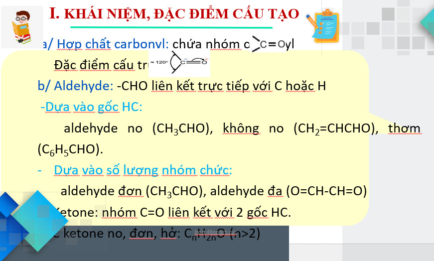 Giáo án PowerPoint Hợp chất carbonyl (Kết nối tri thức) | Hóa 11 (ảnh 8)