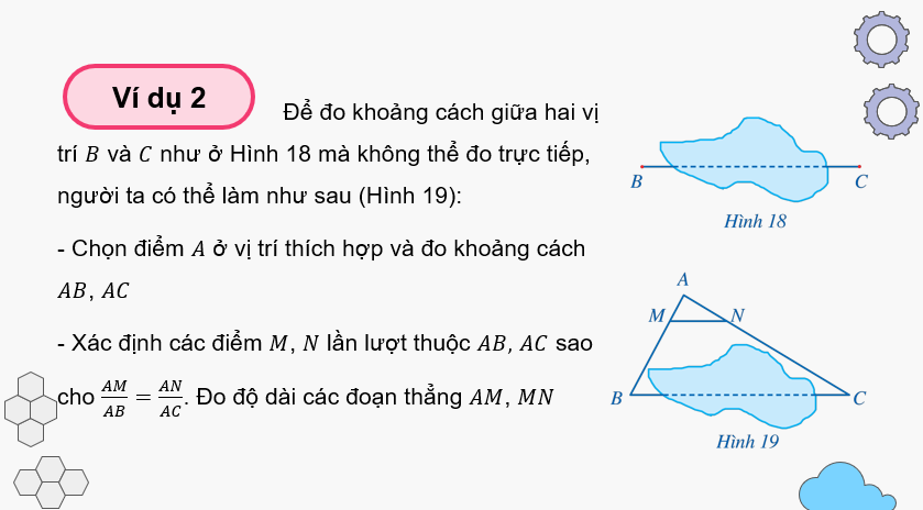 Giáo án PowerPoint Ứng dụng của định lí Thalès trong tam giác (Cánh diều) | Toán 8 (ảnh 8)