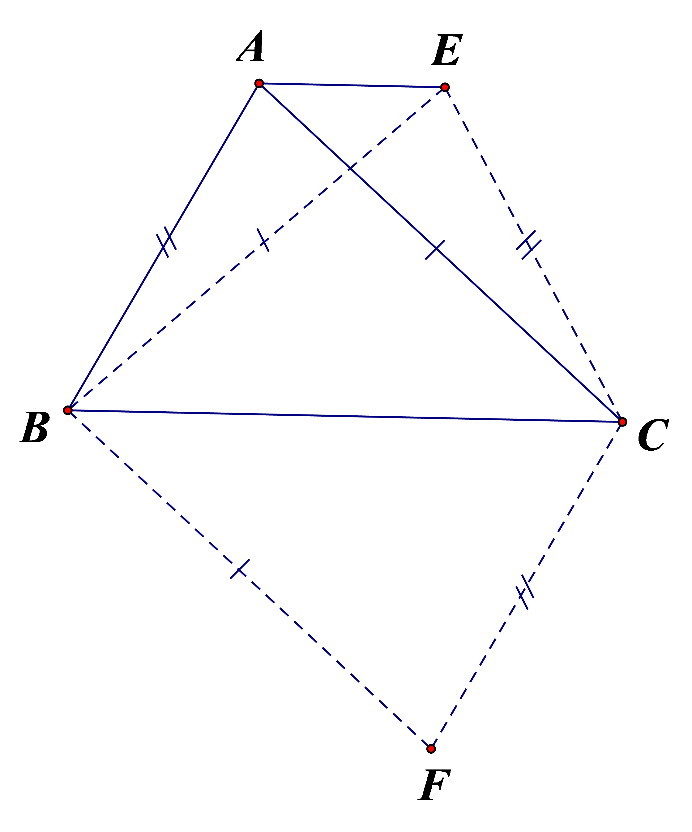 Giáo án Toán học 7 bài 3: Trường hợp bằng nhau thứ nhất của tam giác (c.c.c) (TT) hay nhất (ảnh 3)