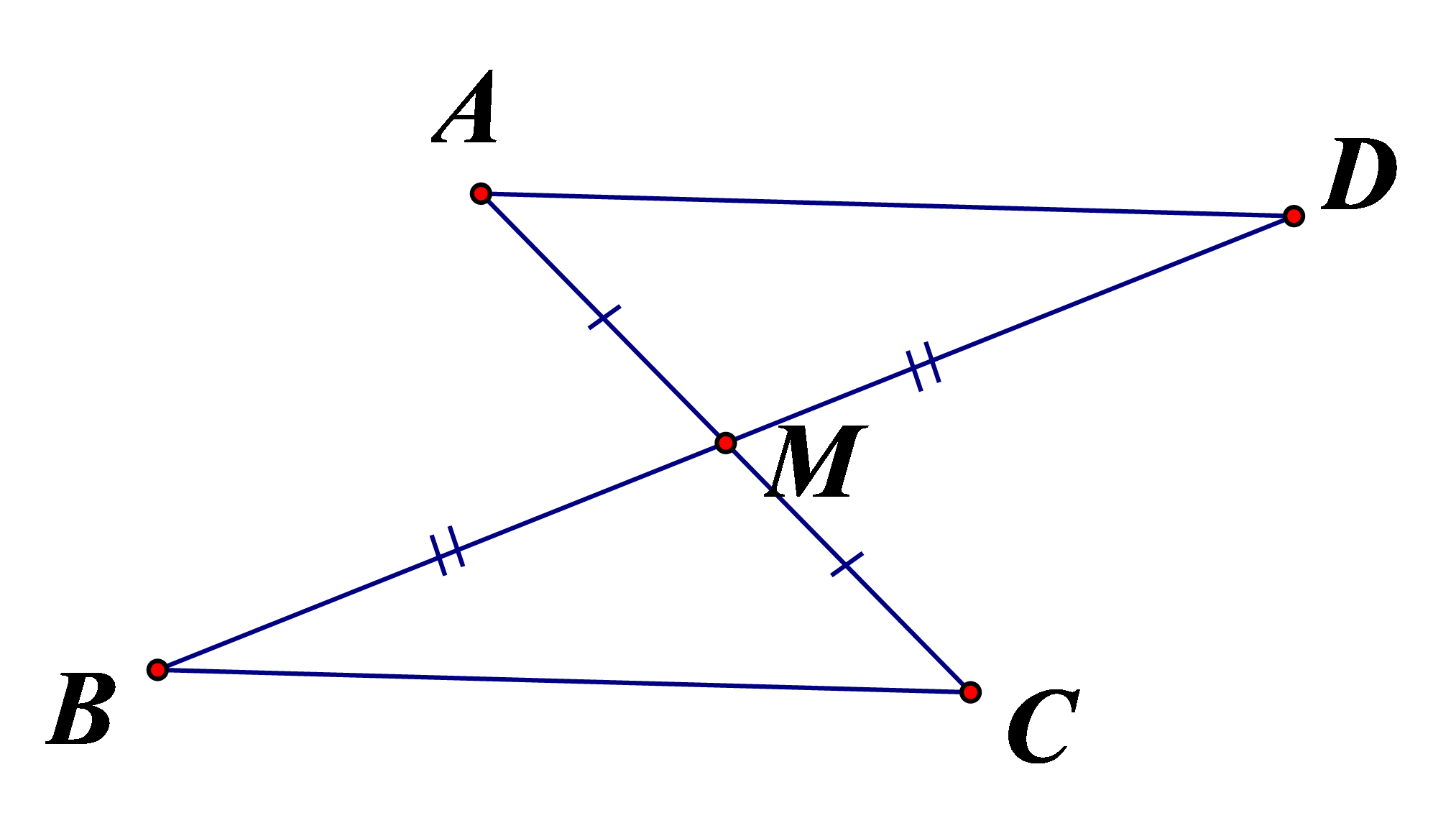 Giáo án Toán học 7 bài 4: Trường hợp bằng nhau thứ hai của tam giác c.g.c hay nhất (ảnh 3)