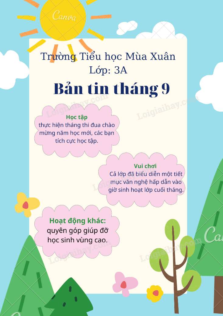 TOP 10 Viết bản tin tháng 9 của lớp em dựa vào gợi ý trang 46 (2024) SIÊU HAY (ảnh 3)