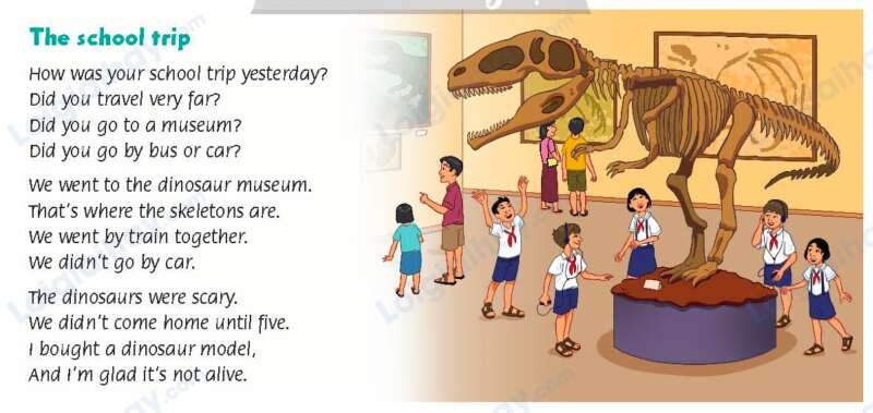 Giải SGK Tiếng Anh lớp 5 Unit 7: The dinosaur museum | Family and Friends (ảnh 7)