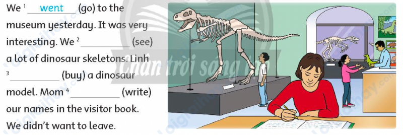 Giải SGK Tiếng Anh lớp 5 Unit 7: The dinosaur museum | Family and Friends (ảnh 5)