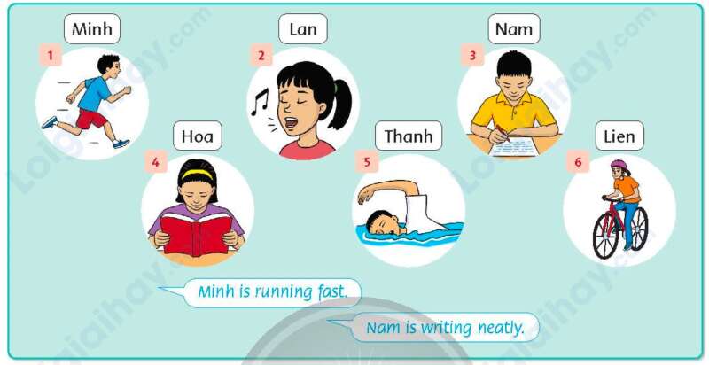 Giải SGK Tiếng Anh lớp 5 Unit 9: In the park | Family and Friends (ảnh 6)