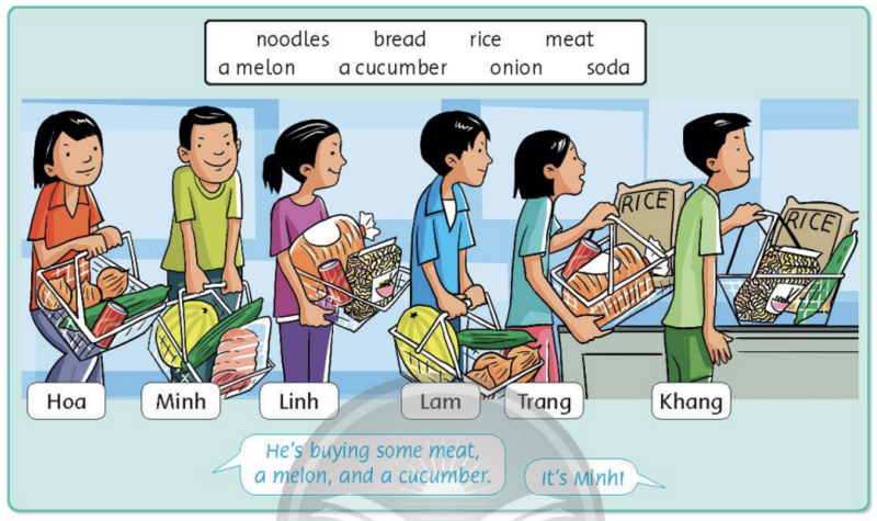 Giải SGK Tiếng Anh lớp 5 Unit 3: Could you give me a melon, please? | Family and Friends (ảnh 6)