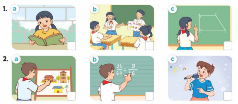 Giải SGK Tiếng Anh lớp 5 Unit 7: Out favourite schol activities | Global Success (ảnh 10)