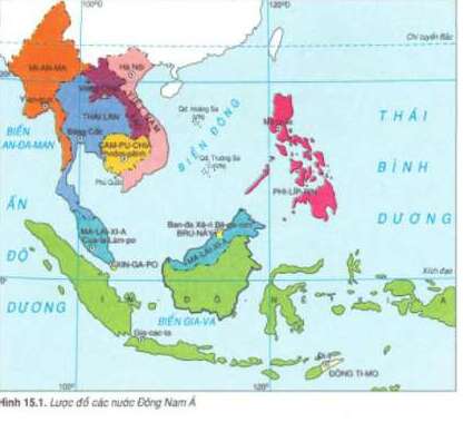 Giải Địa Lí 8 Bài 15: Đặc điểm dân cư, xã hội Đông Nam Á  (ảnh 1)