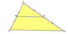 Đường trung bình của tam giác, của hình thang (ảnh 2)