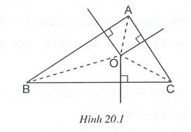 Tính chất ba đường trung trực, ba đường cao của tam giác (ảnh 2)