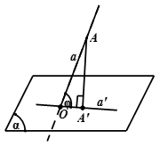 Cách tính góc giữa đường thẳng và mặt phẳng (ảnh 2)
