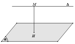 Cách tính khoảng cách giữa đường thẳng và mặt phẳng song song (ảnh 2)