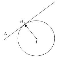Bài tập tự luyện Phương trình tiếp tuyến của đường tròn (ảnh 2)