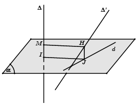 Cách tính khoảng cách giữa hai đường thẳng chéo nhau (ảnh 6)